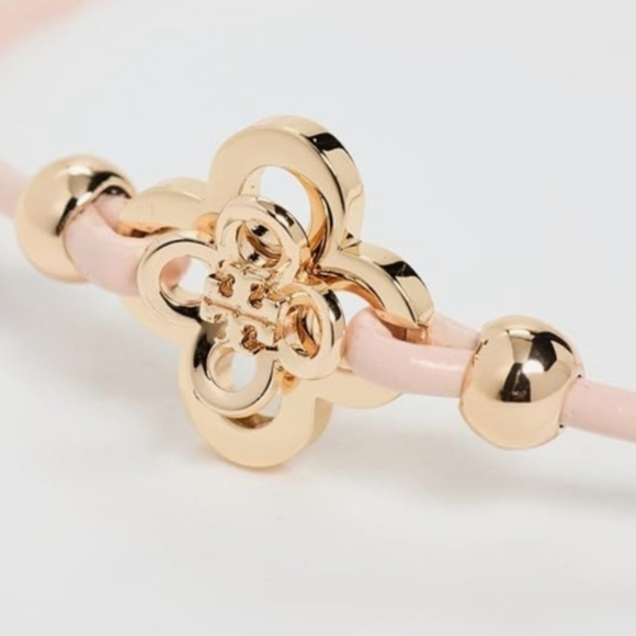 #01290A Tory Burch® Sliding Leather Bracelet - Picture 2 of 2